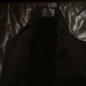 Parker halter top satin/poly